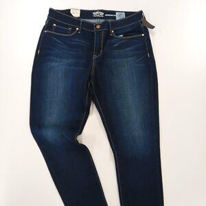Women Signature Levi Strauss Modern Mid Rise Skinny Jeans Size 14M Blue Stretch